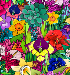 Rectangle Heat Bag - Full Bloom